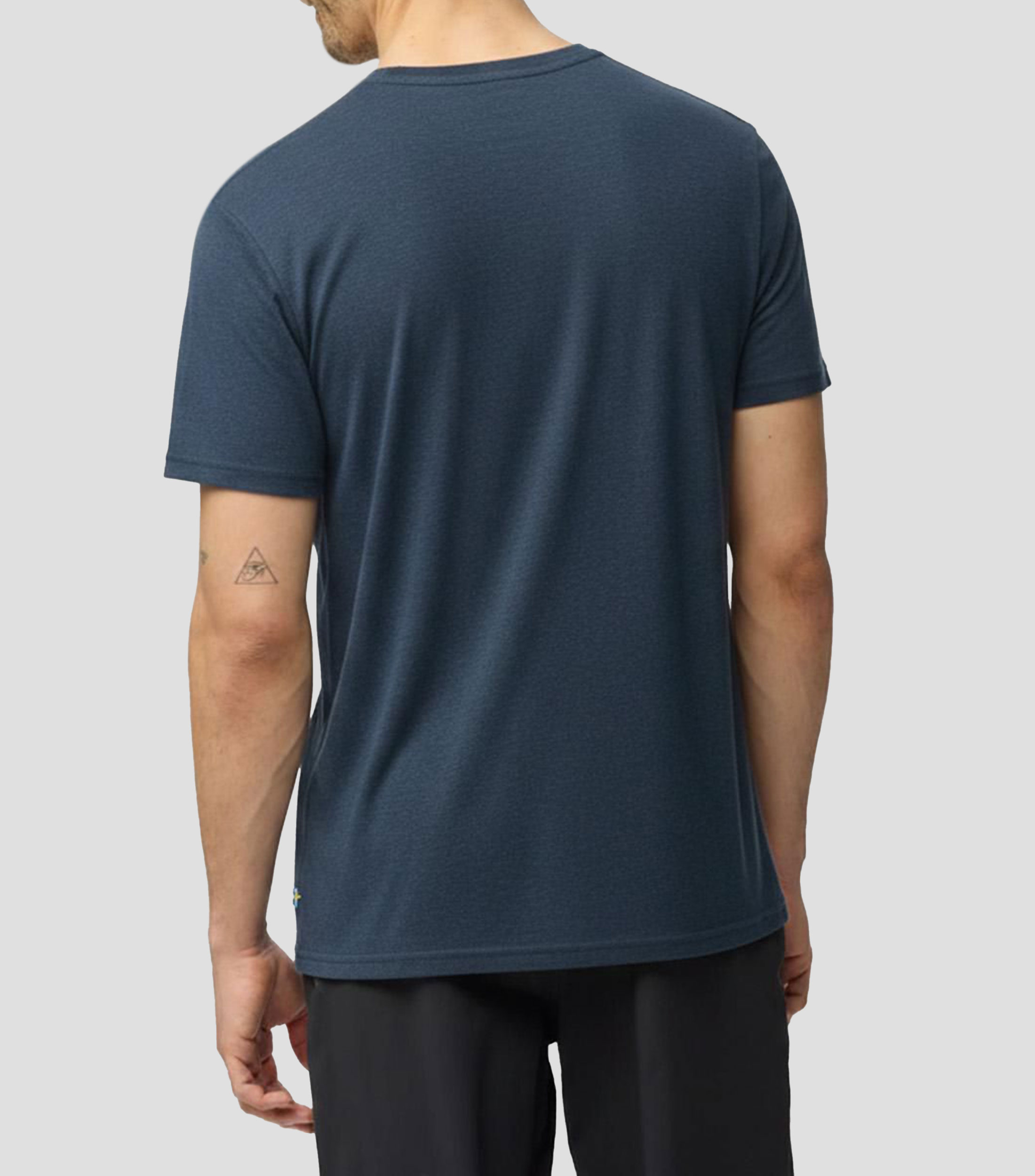 Playera deportiva de cuello redondo y manga corta High Coast lisa Hombre